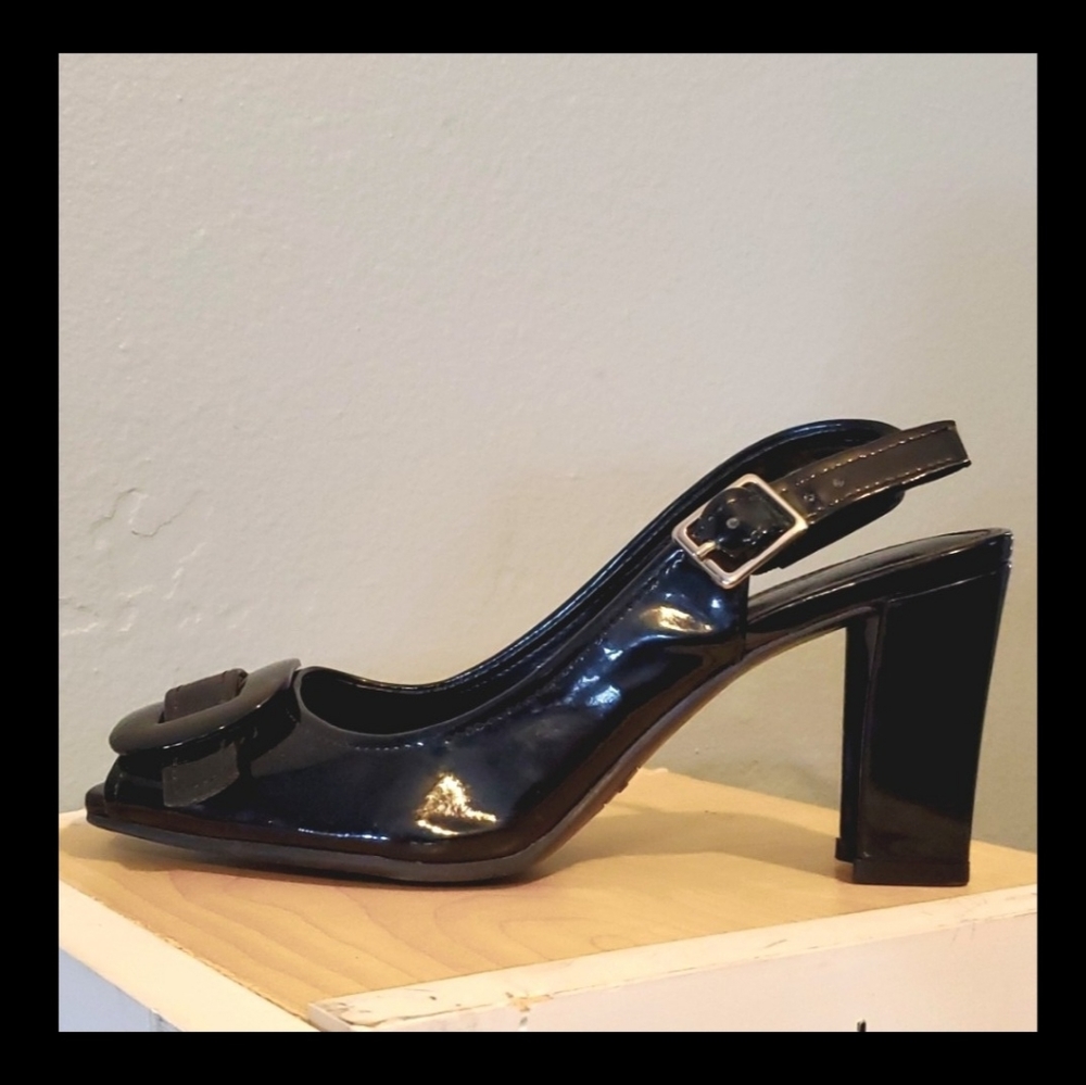 ☆HOST PICK☆ Etienne Aigner luxury brand designer shoes size 6M black
